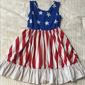 Patriotic Stars and Stripes Dress